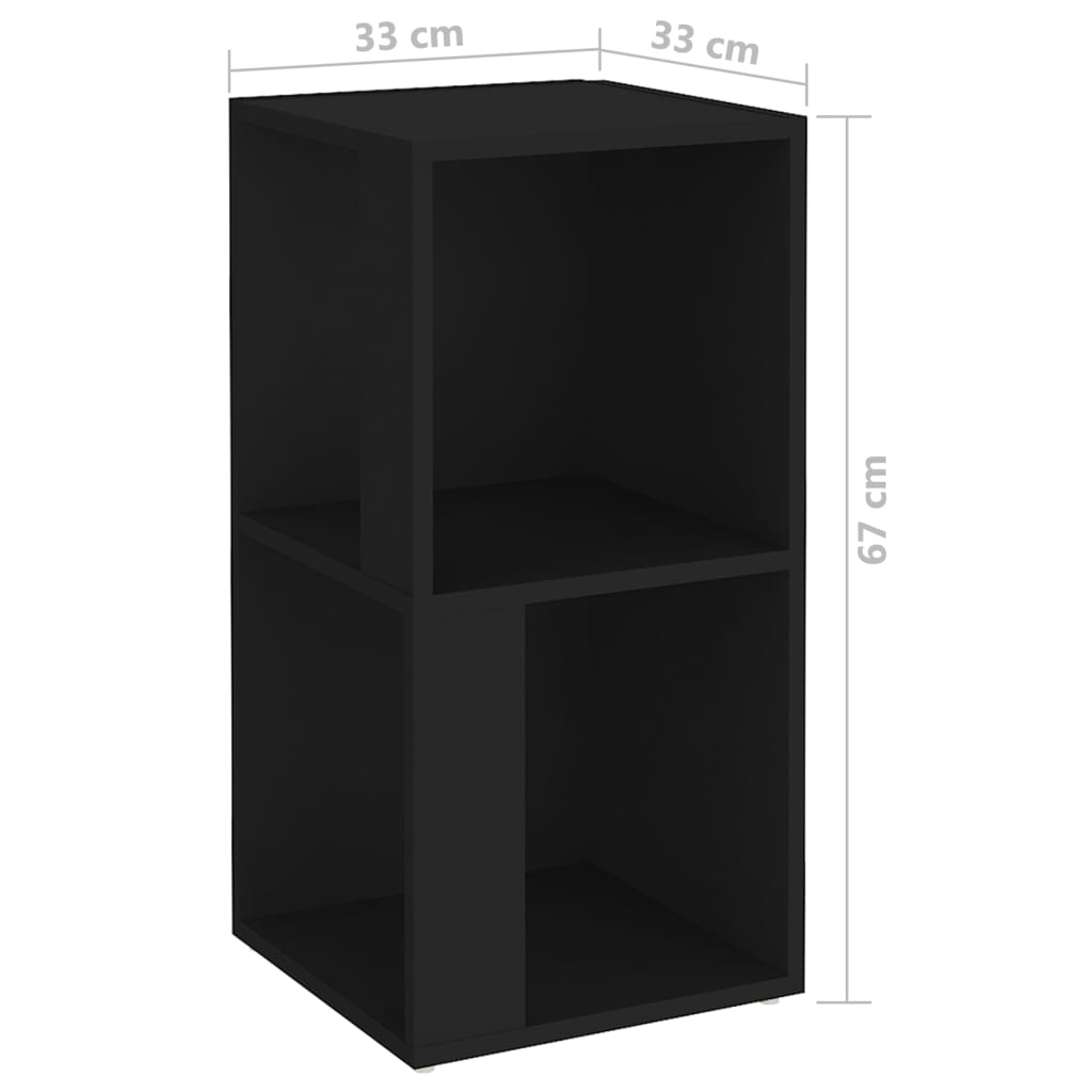 Hoekkast 33x33x100 cm bewerkt hout