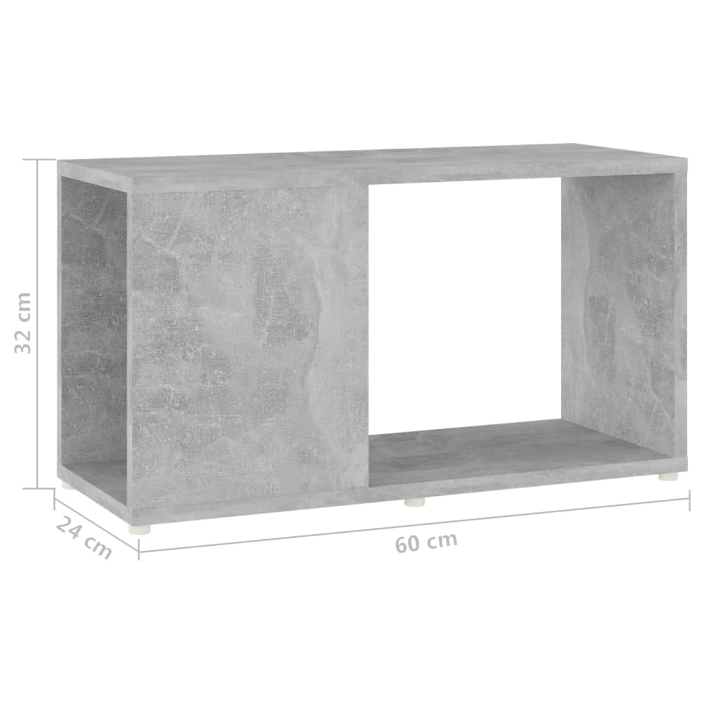 Tv-meubel 60x24x32 cm bewerkt hout wit