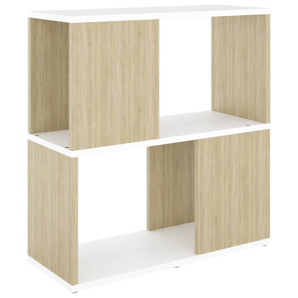 Boekenkast 60x24x63 cm bewerkt hout