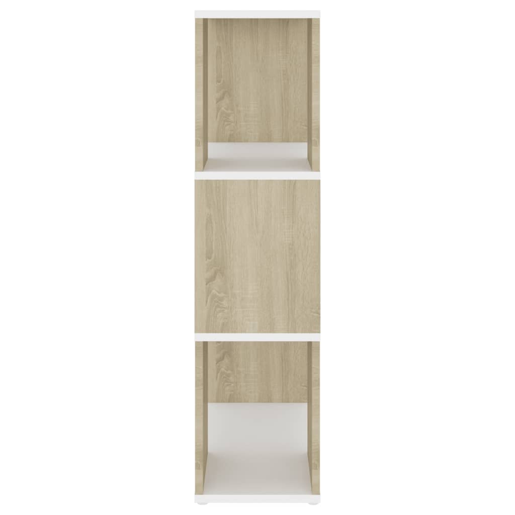 Boekenkast/kamerscherm 60x24x94 cm bewerkt hout hoogglans grijs