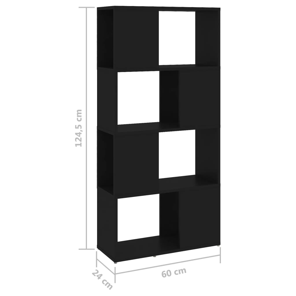 Boekenkast/kamerscherm 60x24x124,5 cm