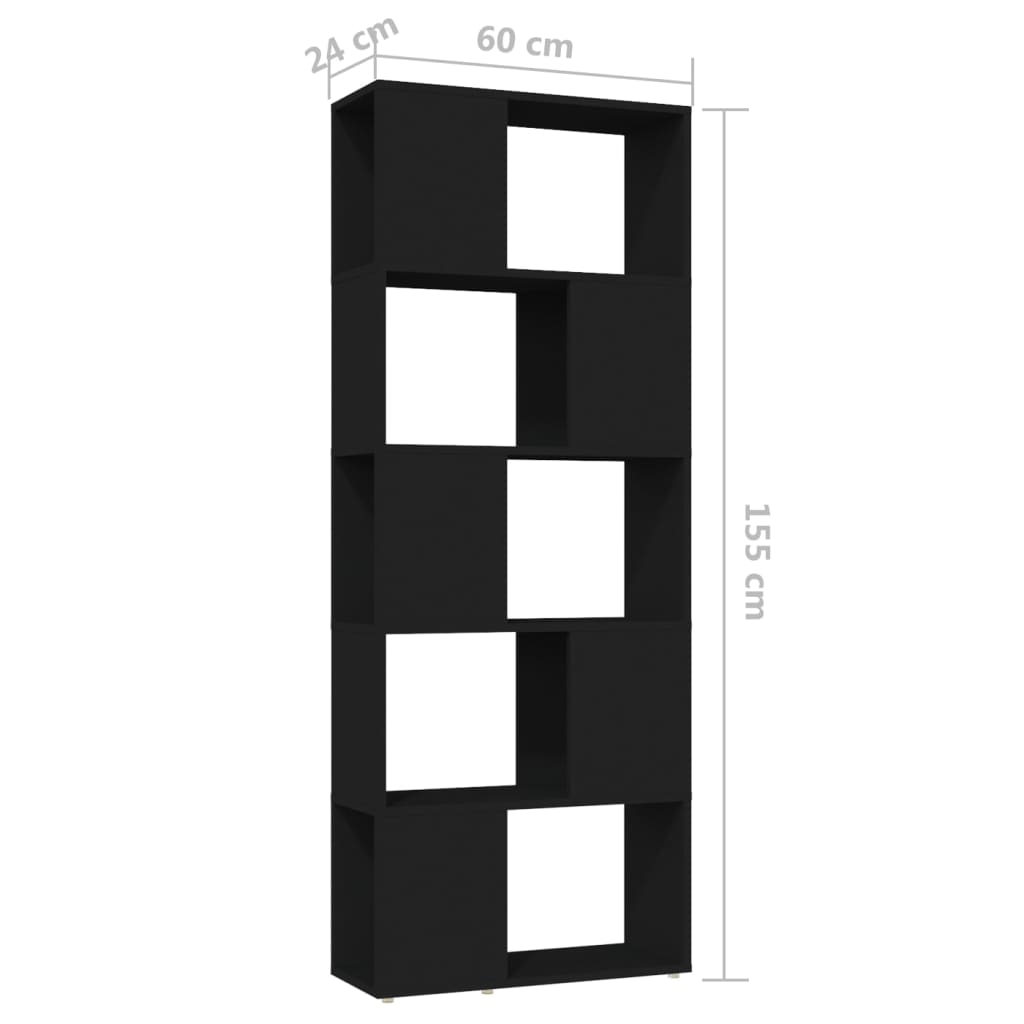 Boekenkast/kamerscherm 60x24x155 cm