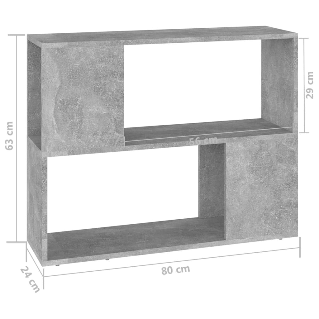 Tv-meubel 80x24x63 cm bewerkt hout