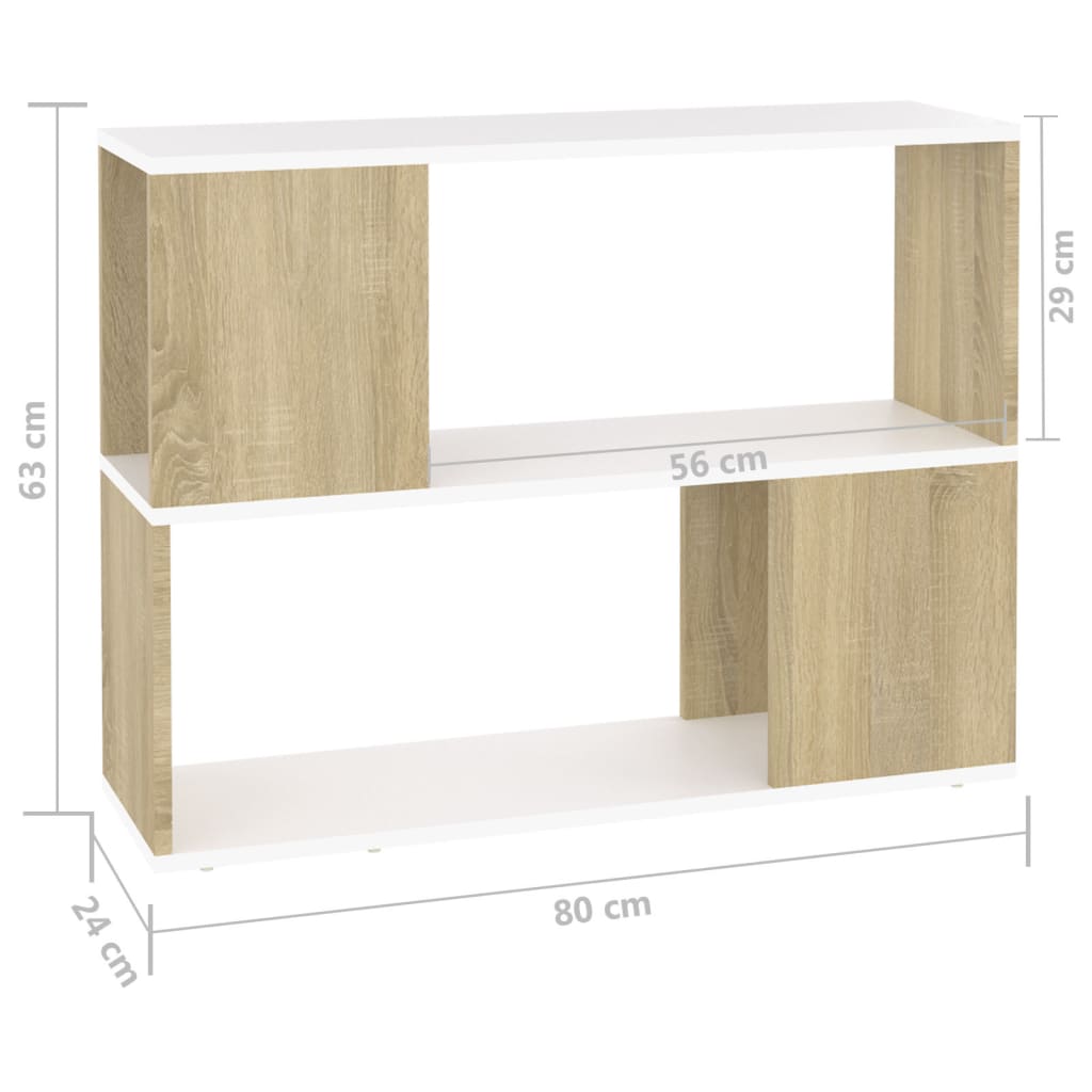 Tv-meubel 80x24x63 cm bewerkt hout