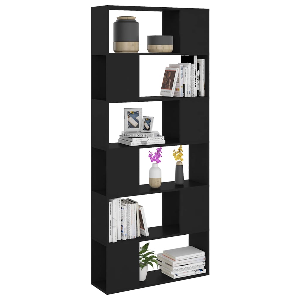 Boekenkast/kamerscherm 80x24x186 cm hout