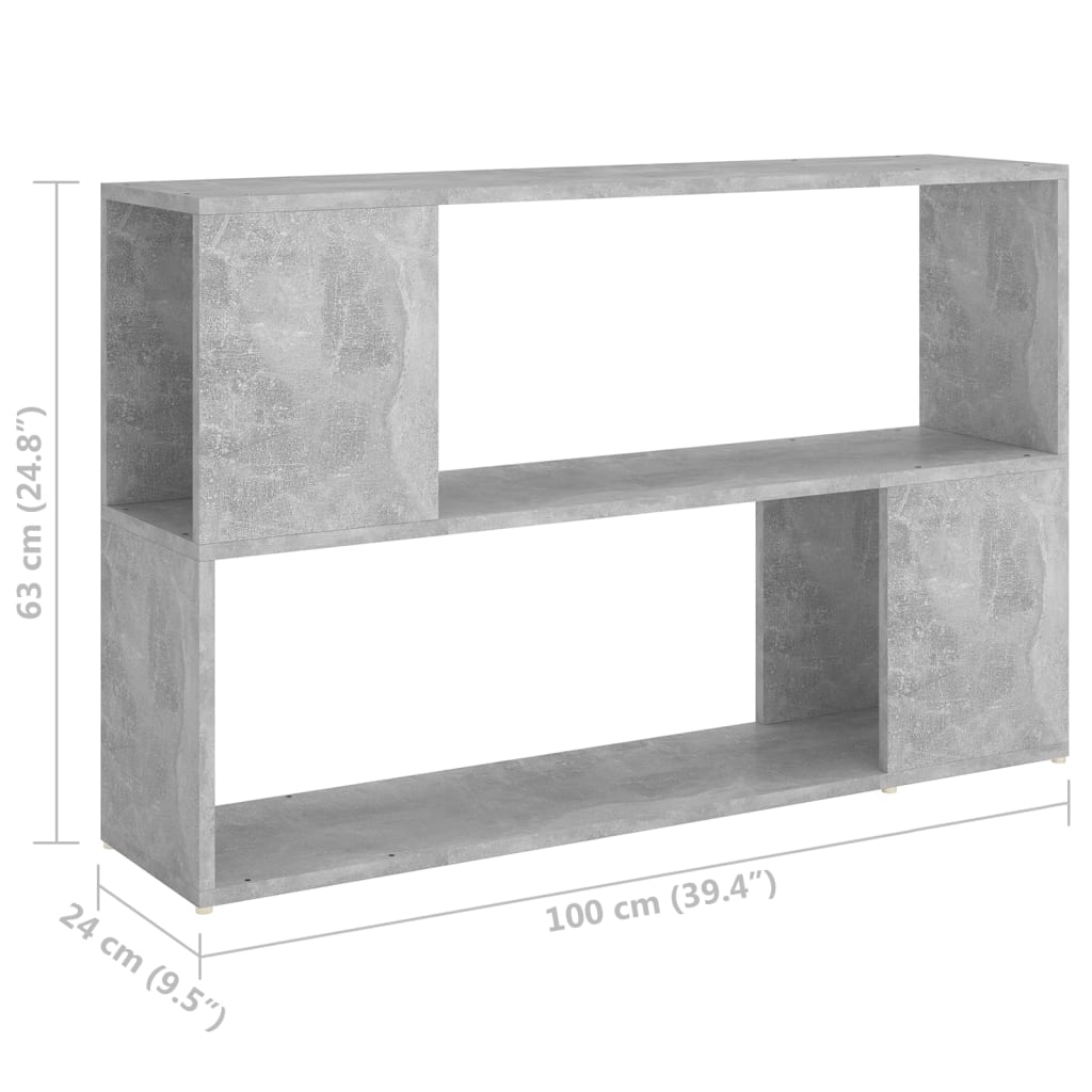 Boekenkast 100x24x63 cm bewerkt hout eikenkleurig