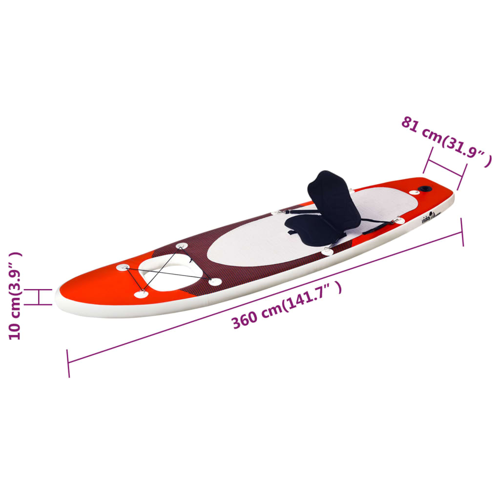 Stand Up Paddleboardset opblaasbaar 330x76x10 cm