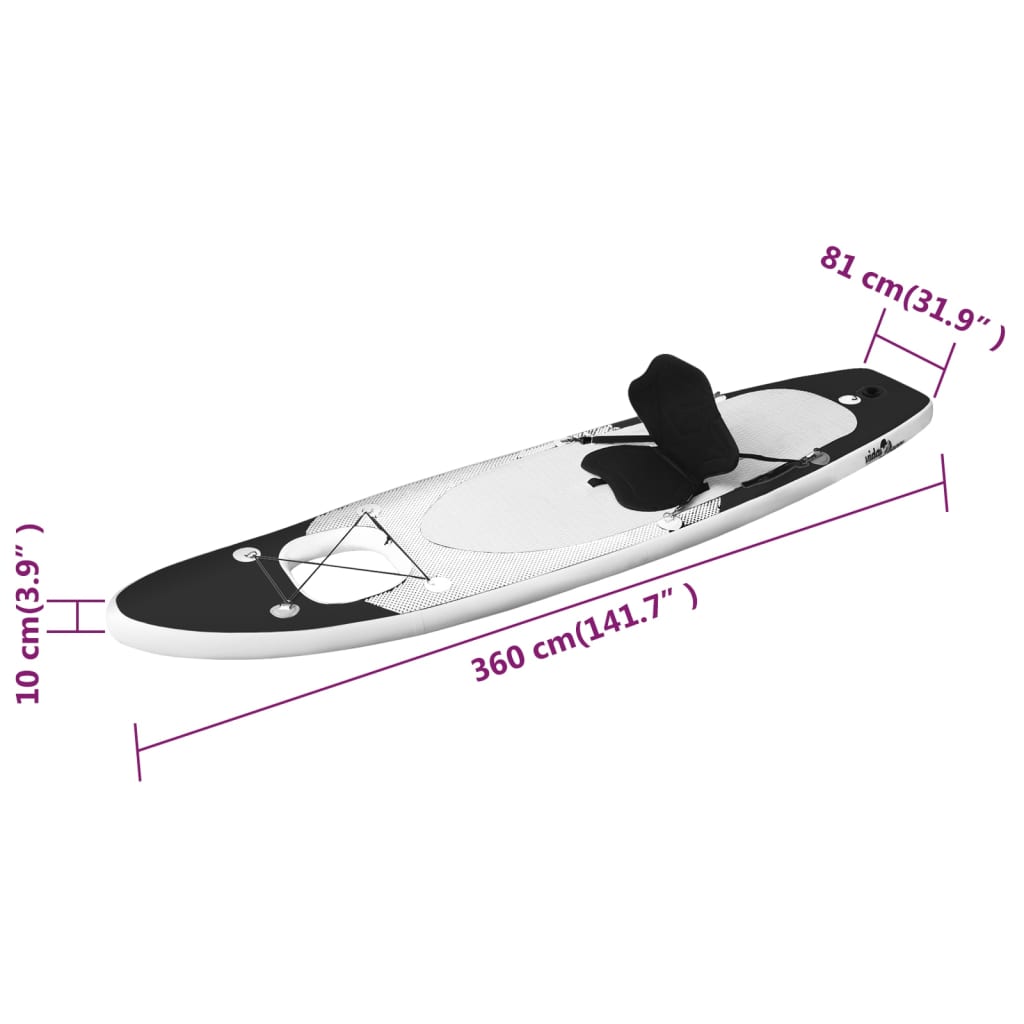 Stand Up Paddleboardset opblaasbaar 330x76x10 cm