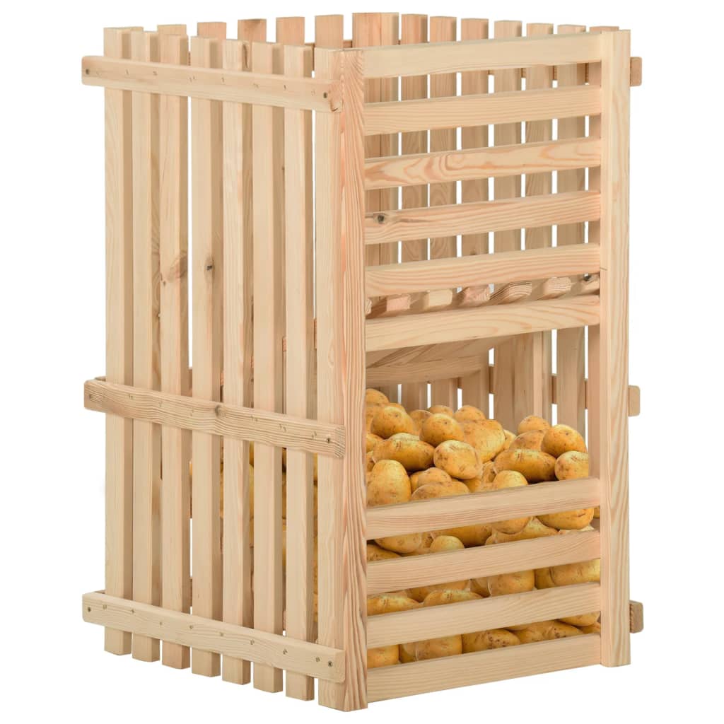 Aardappelkist 50x50x80 cm massief grenenhout