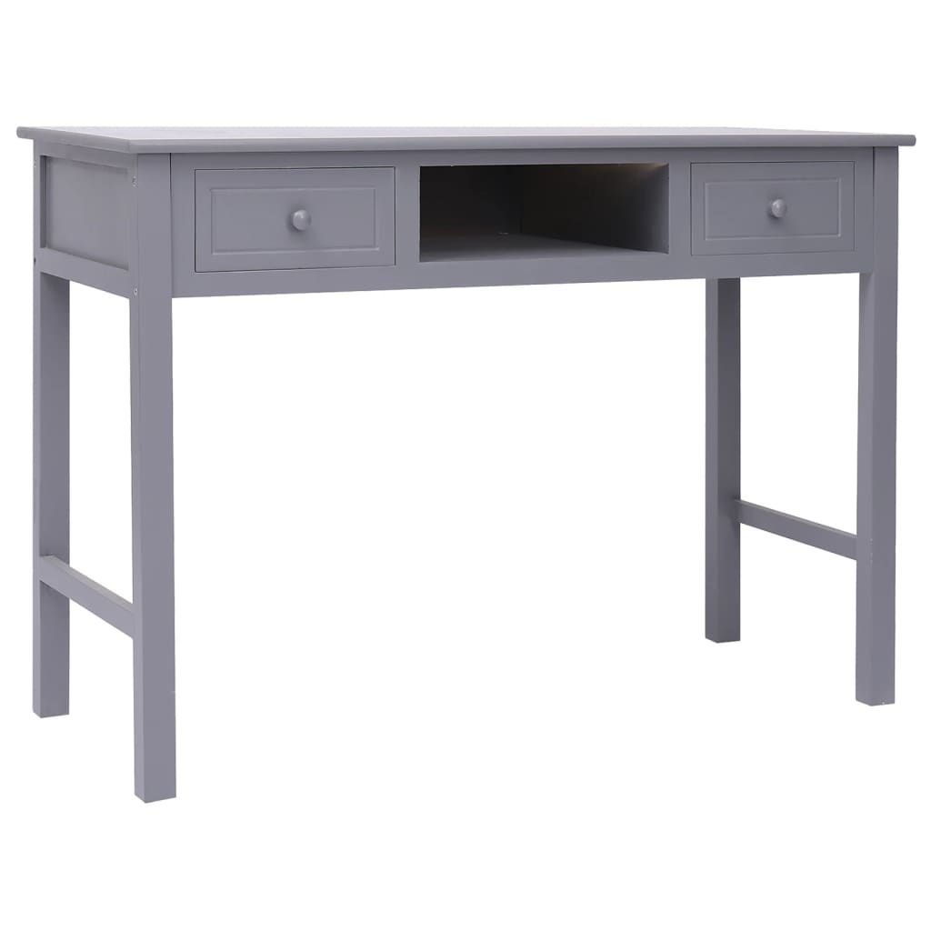 Bureau 108x45x76 cm bois de paulownia massif