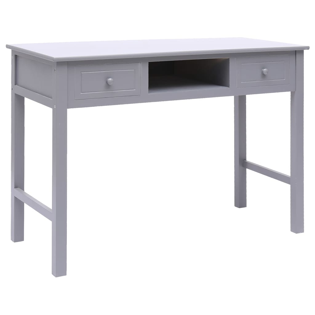 Bureau 108x45x76 cm massief paulowniahout