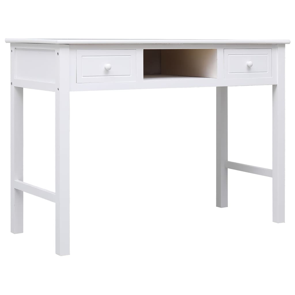 Bureau 108x45x76 cm massief paulowniahout