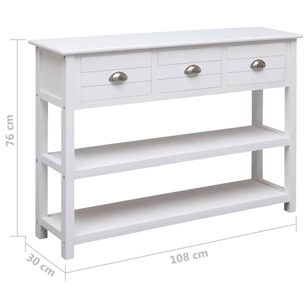 Dressoir 108x30x76 cm massief paulowniahout