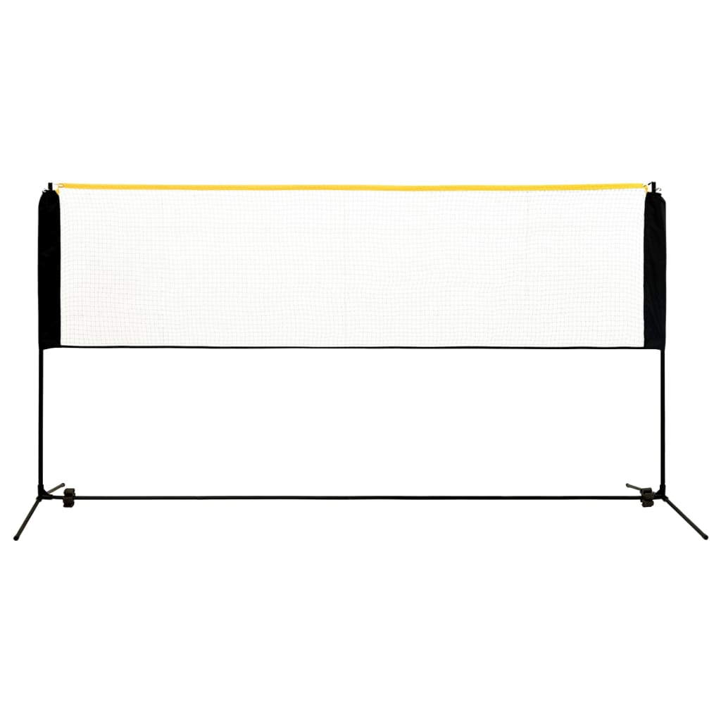 Filet de badminton réglable 300x103x94-158 cm métal