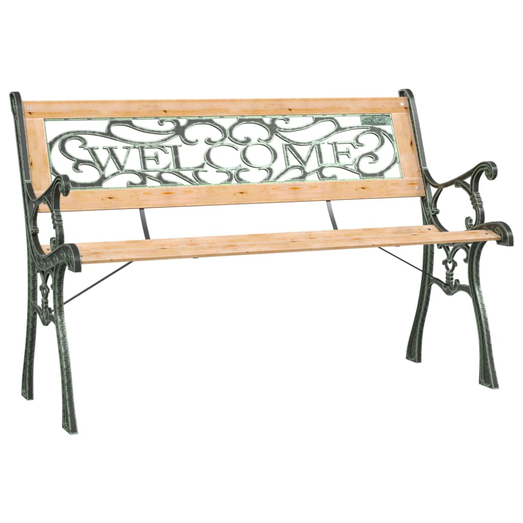 Banc de jardin 122 cm en bois de pin massif