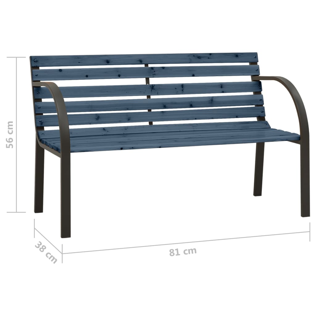 Banc de jardin enfant 81 cm en épicéa de Chine