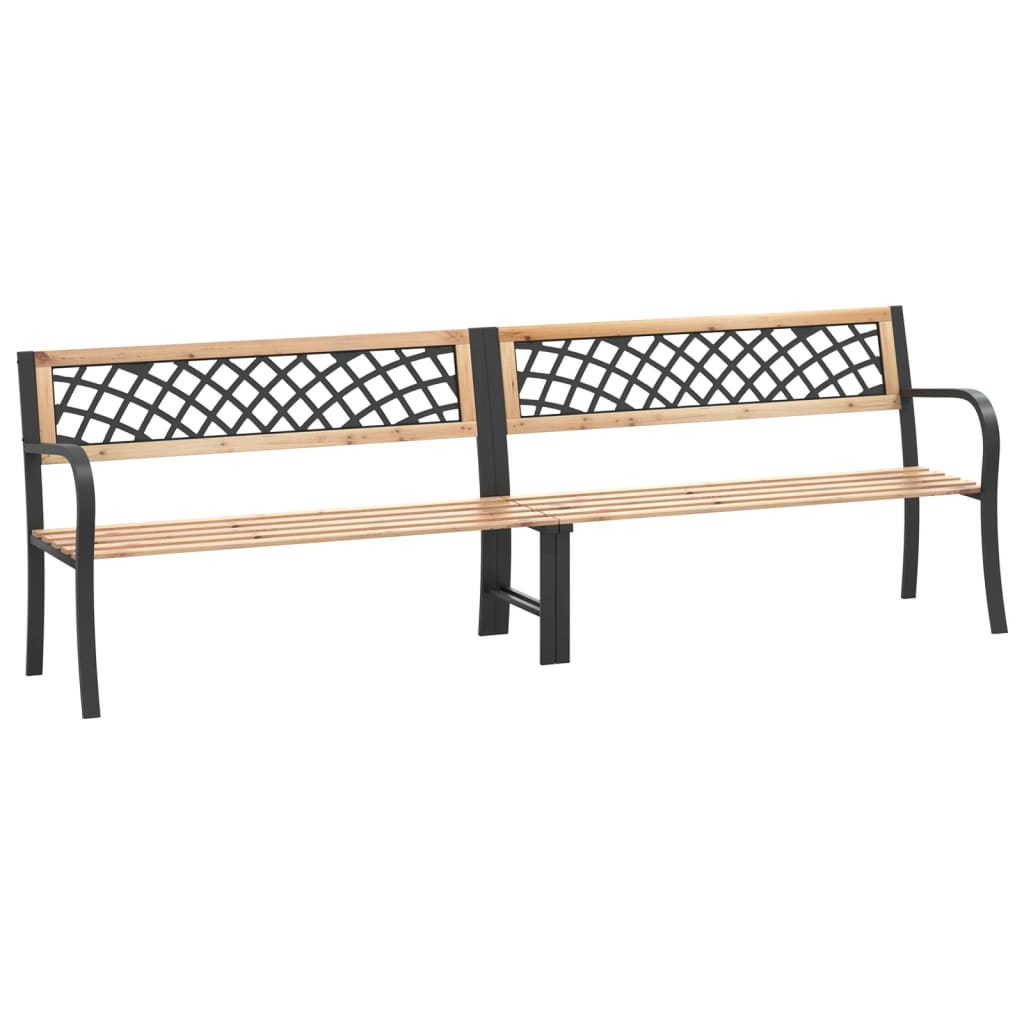 Banc de jardin double 238 cm Pin de Chine