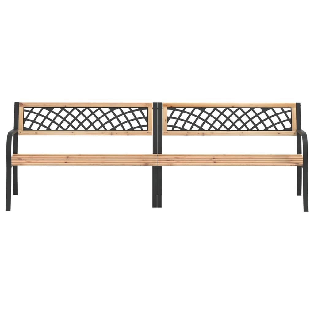 Banc de jardin double 238 cm Pin de Chine