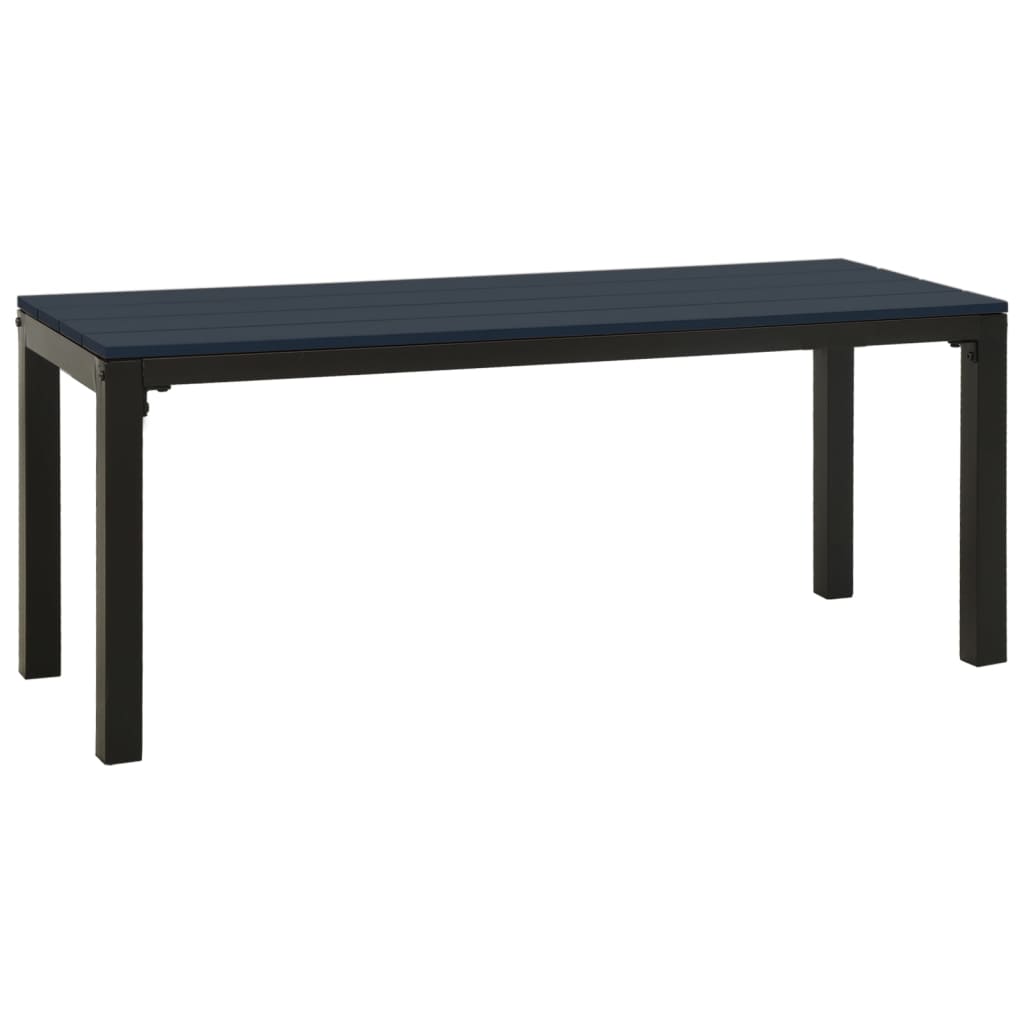 Banc de jardin 110 cm acier HKC