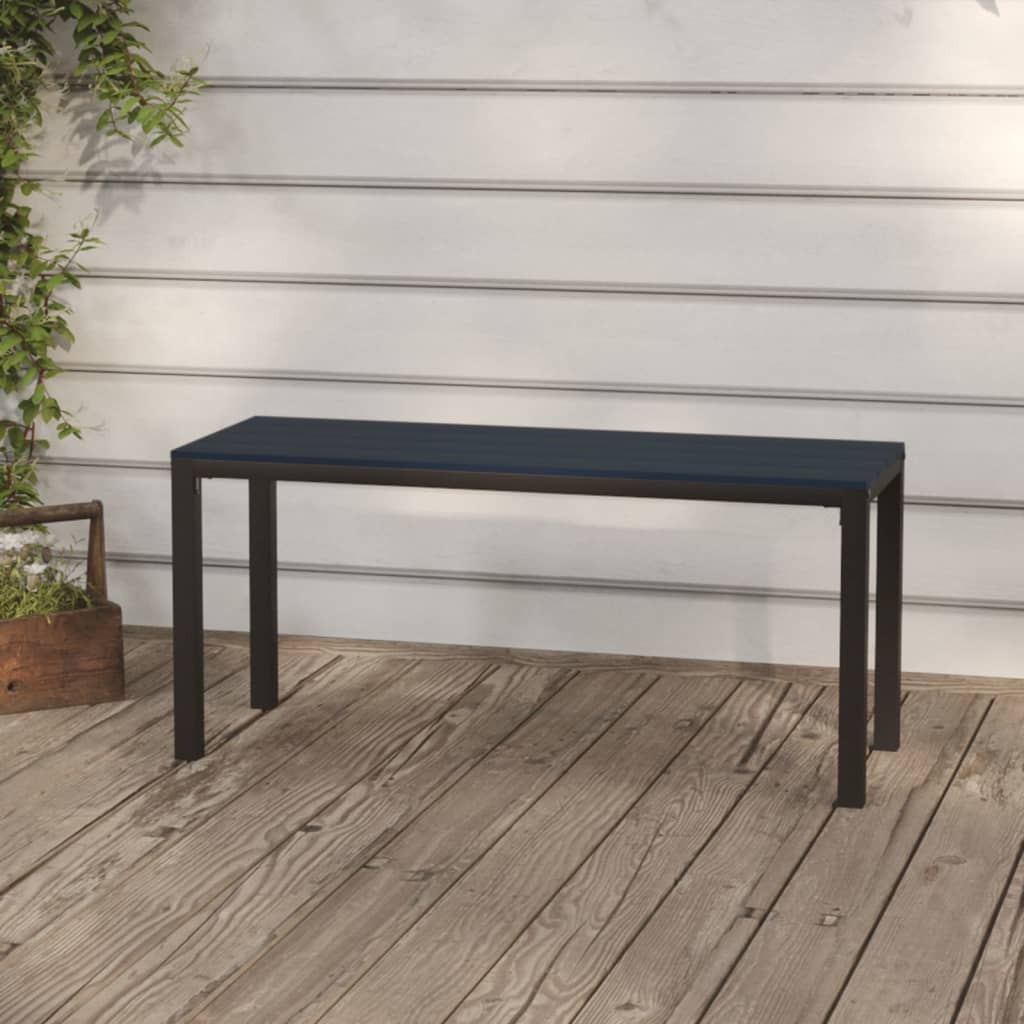 Banc de jardin 110 cm acier HKC