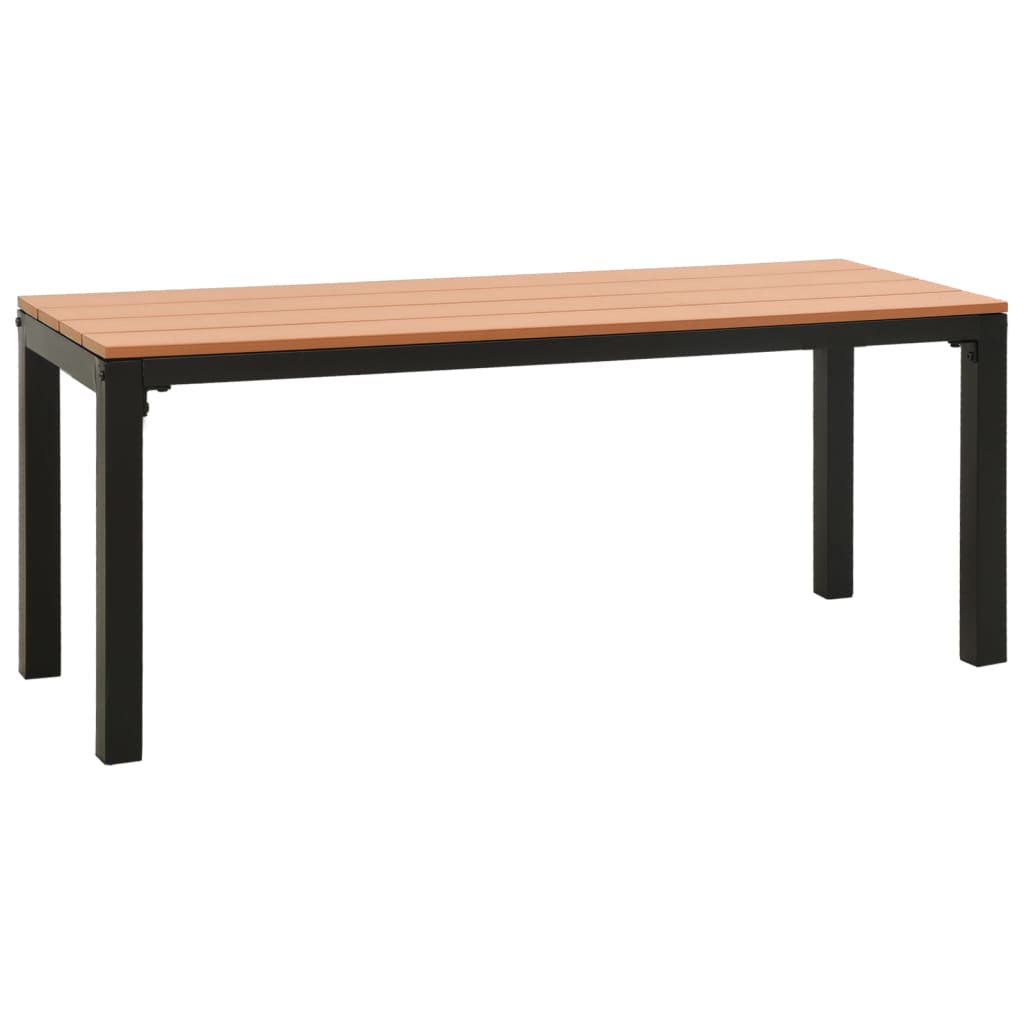 Banc de jardin 110 cm acier HKC