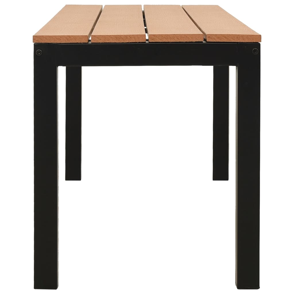 Banc de jardin 110 cm acier HKC