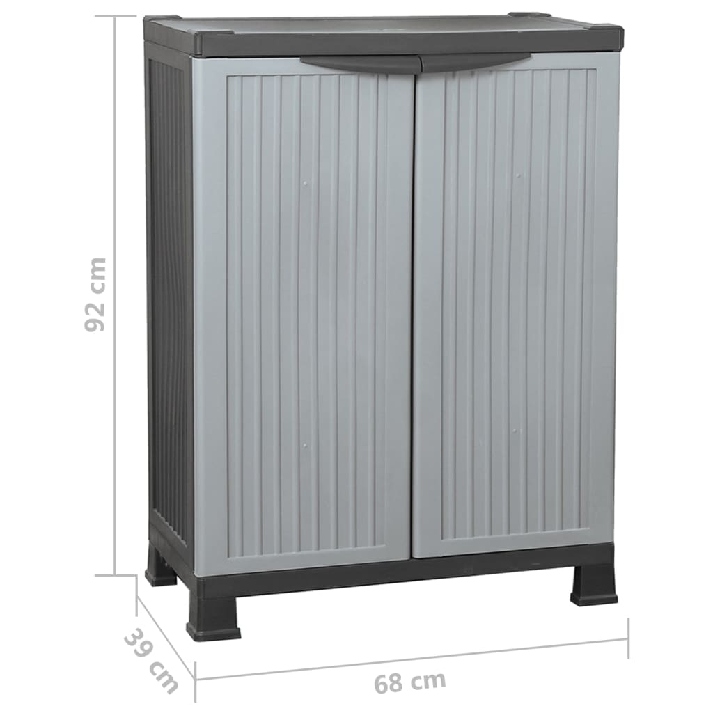 Armoire de rangement 68x39x171,5 cm plastique