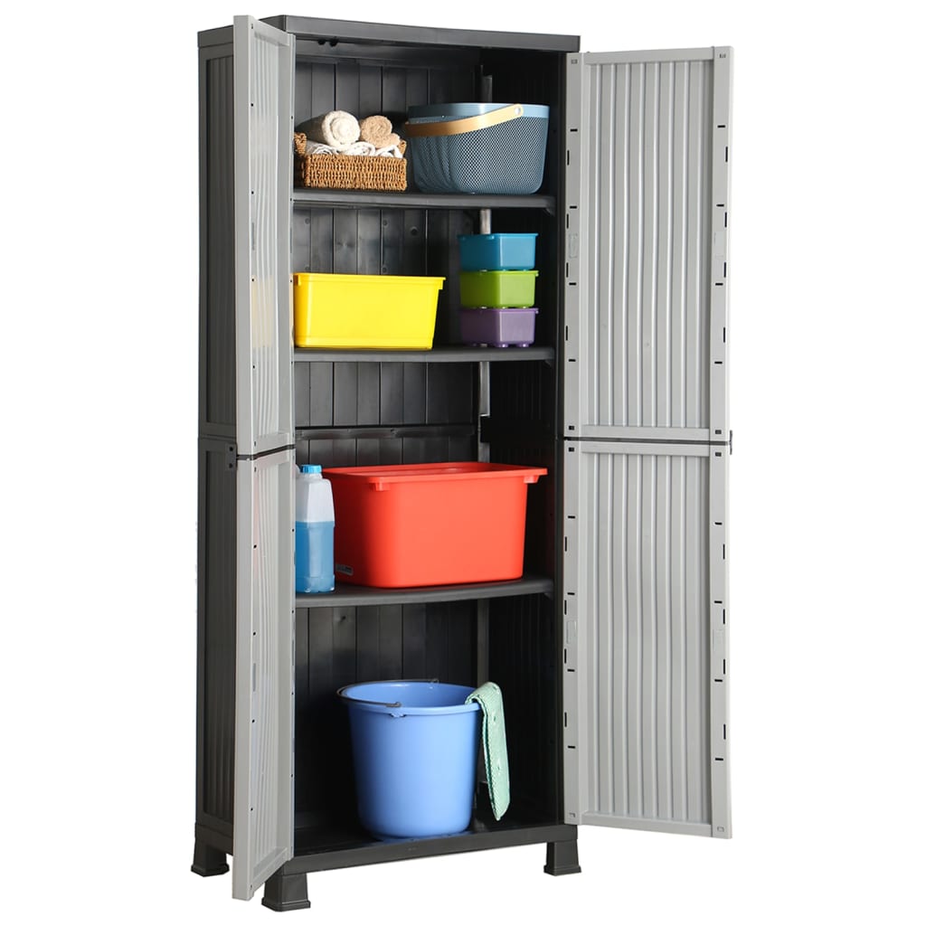 Armoire de rangement 68x39x171,5 cm plastique