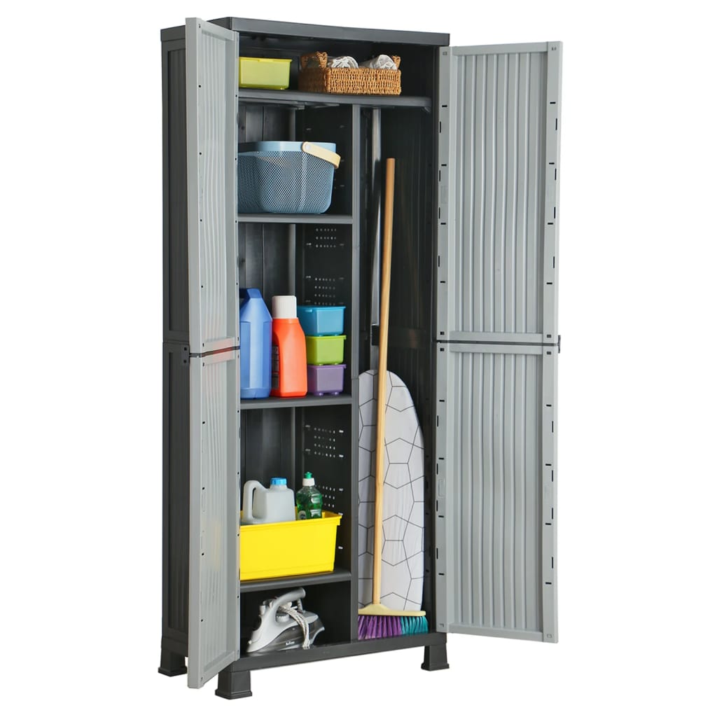 Armoire de rangement 68x39x171,5 cm plastique