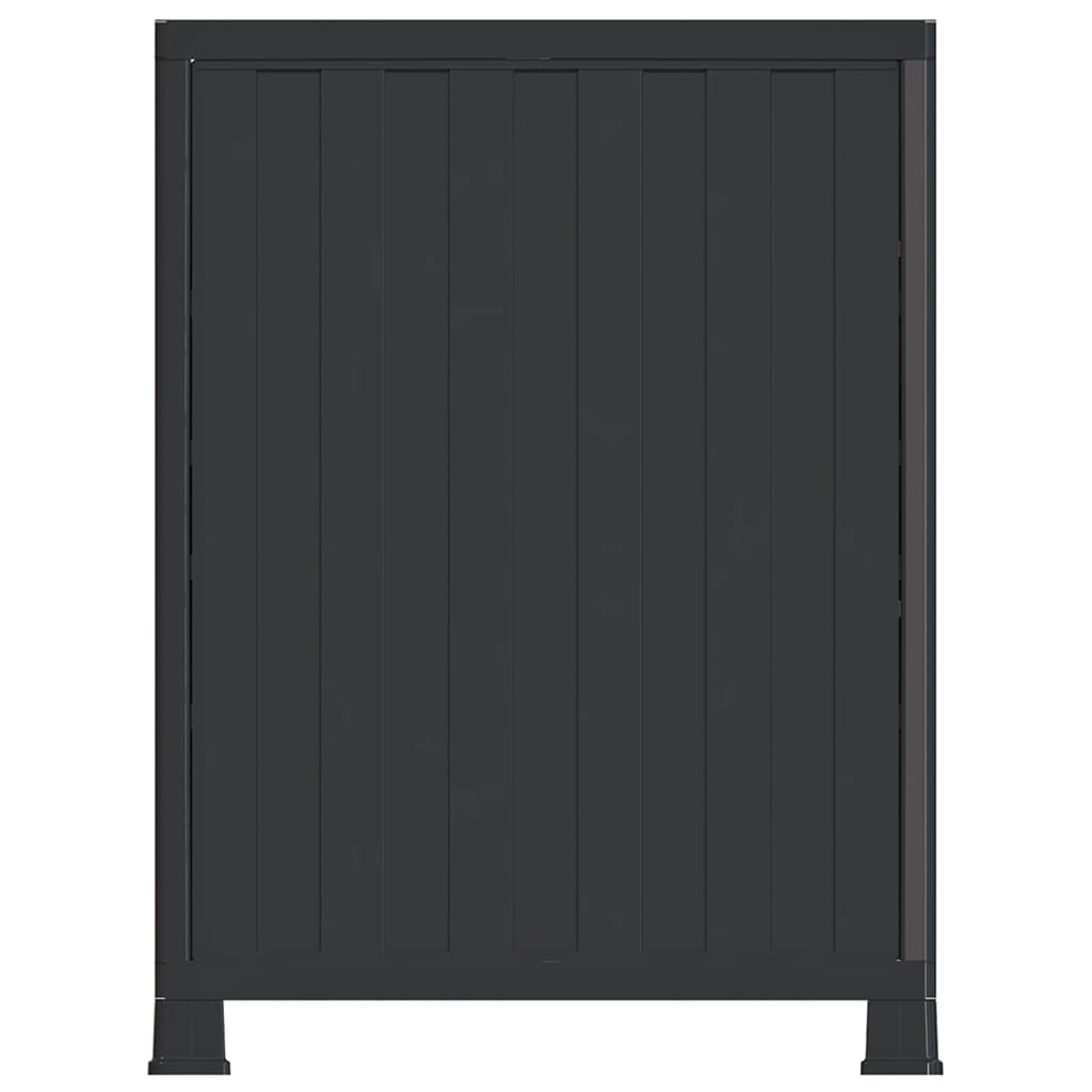 Armoire de rangement 68x39x171,5 cm plastique