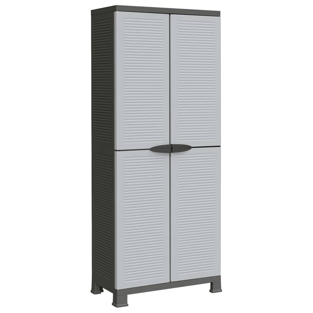 Armoire de rangement 68x39x171,5 cm plastique