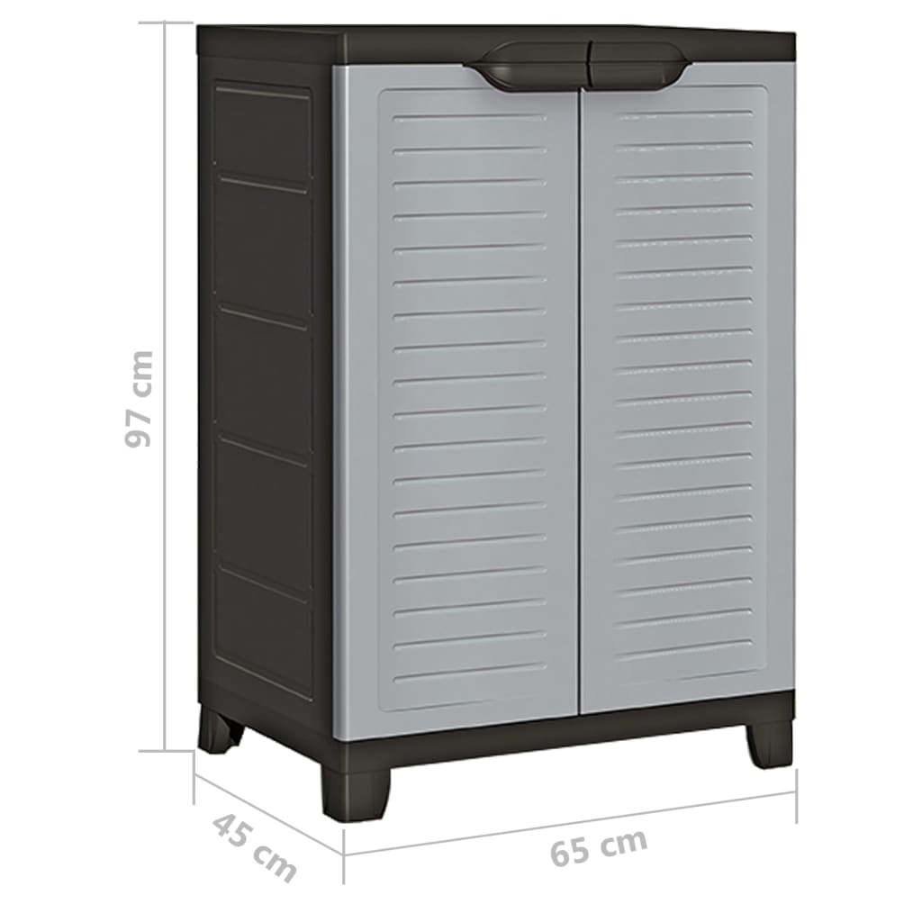 Armoire de rangement 65x45x97 cm en plastique