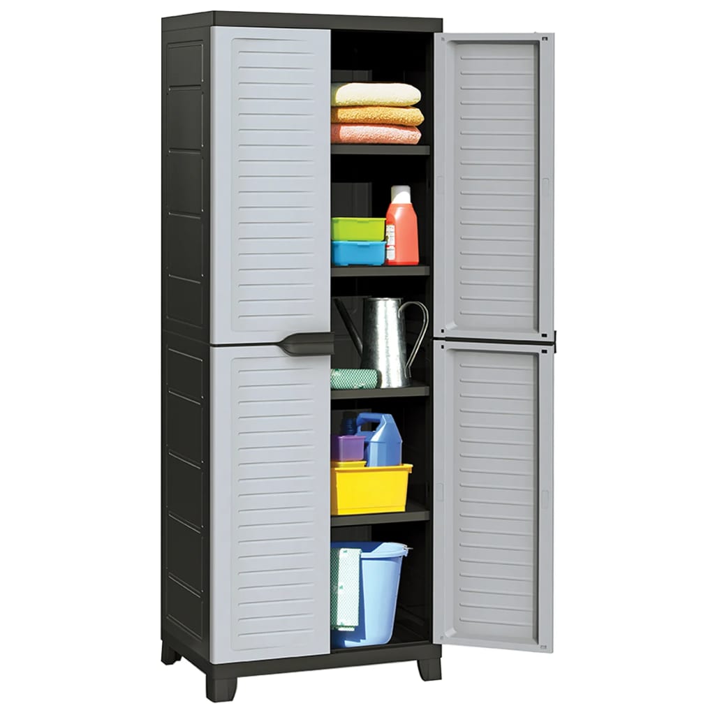 Armoire de rangement 65x45x97 cm en plastique