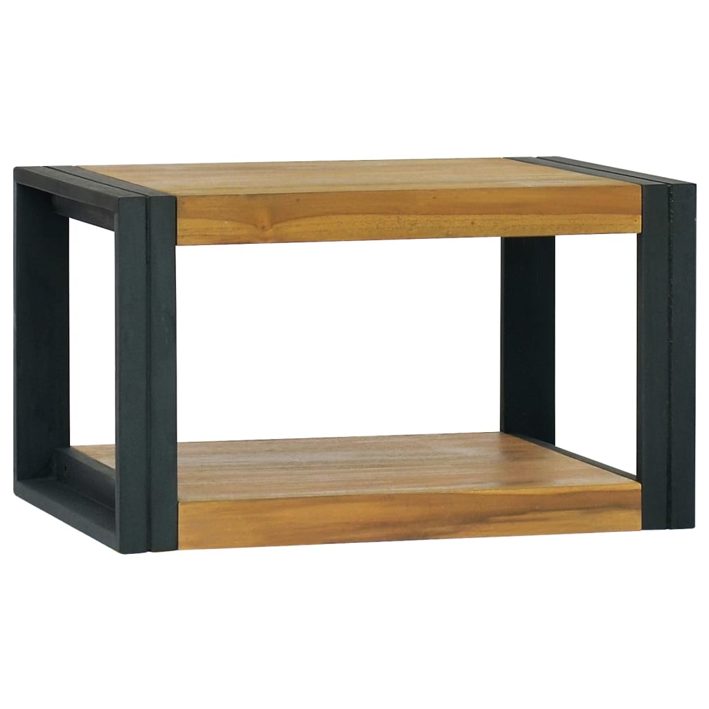 Badkamerwandkast 90x45x35 cm massief teakhout