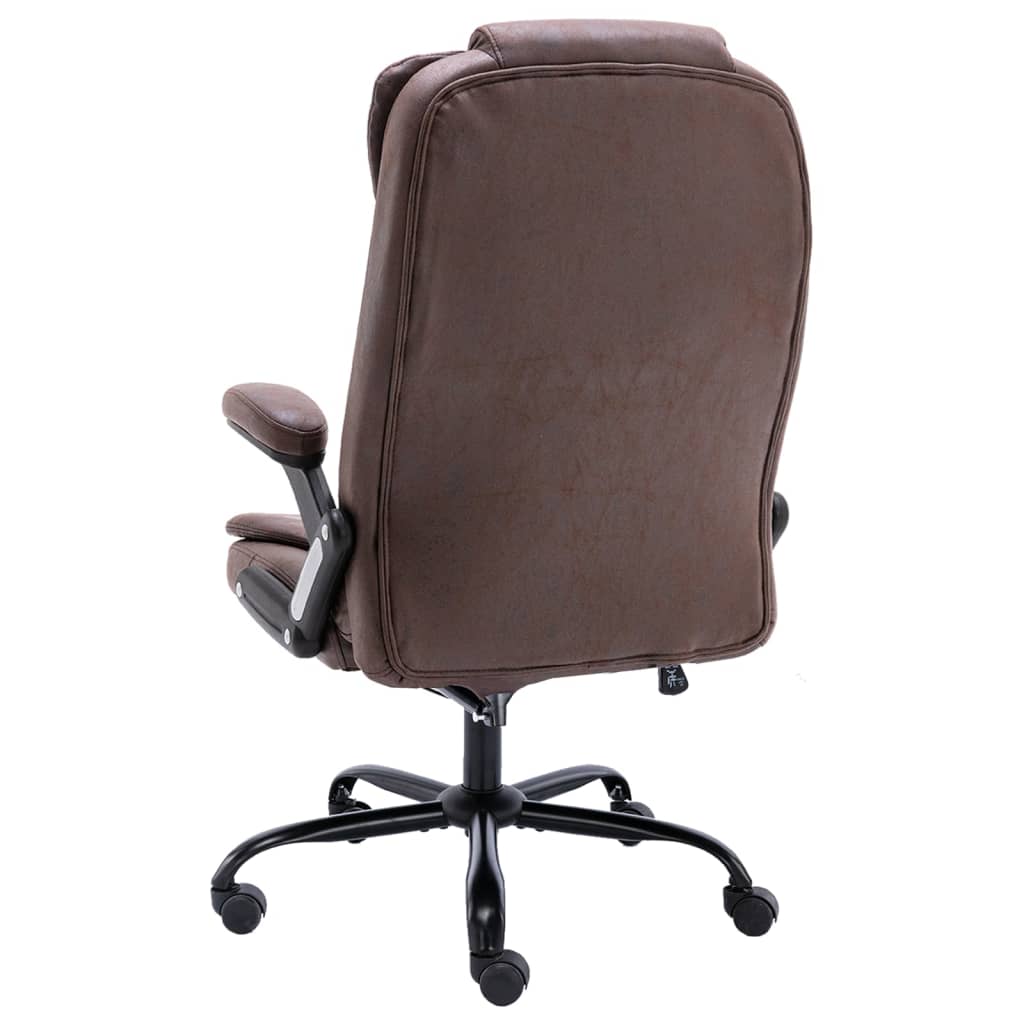 Chaise de bureau de massage en faux suède