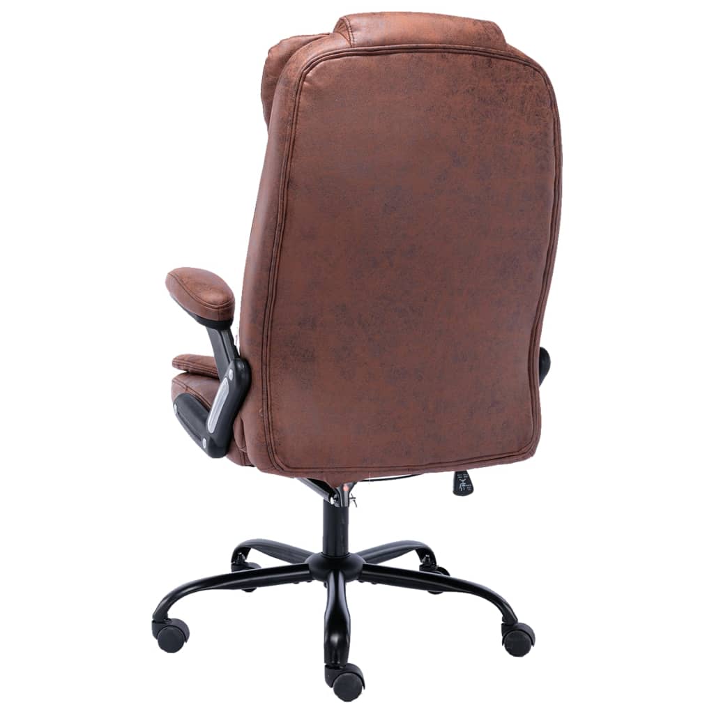 Chaise de bureau de massage en faux suède