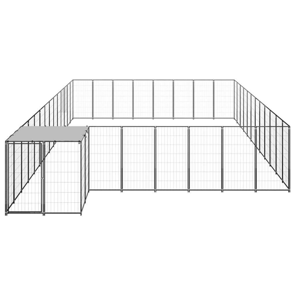 Niche pour chien 15,73 m² en acier