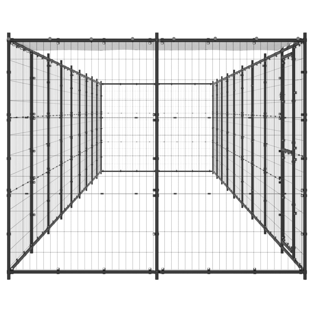 Niche pour chien 21,78 m² en acier