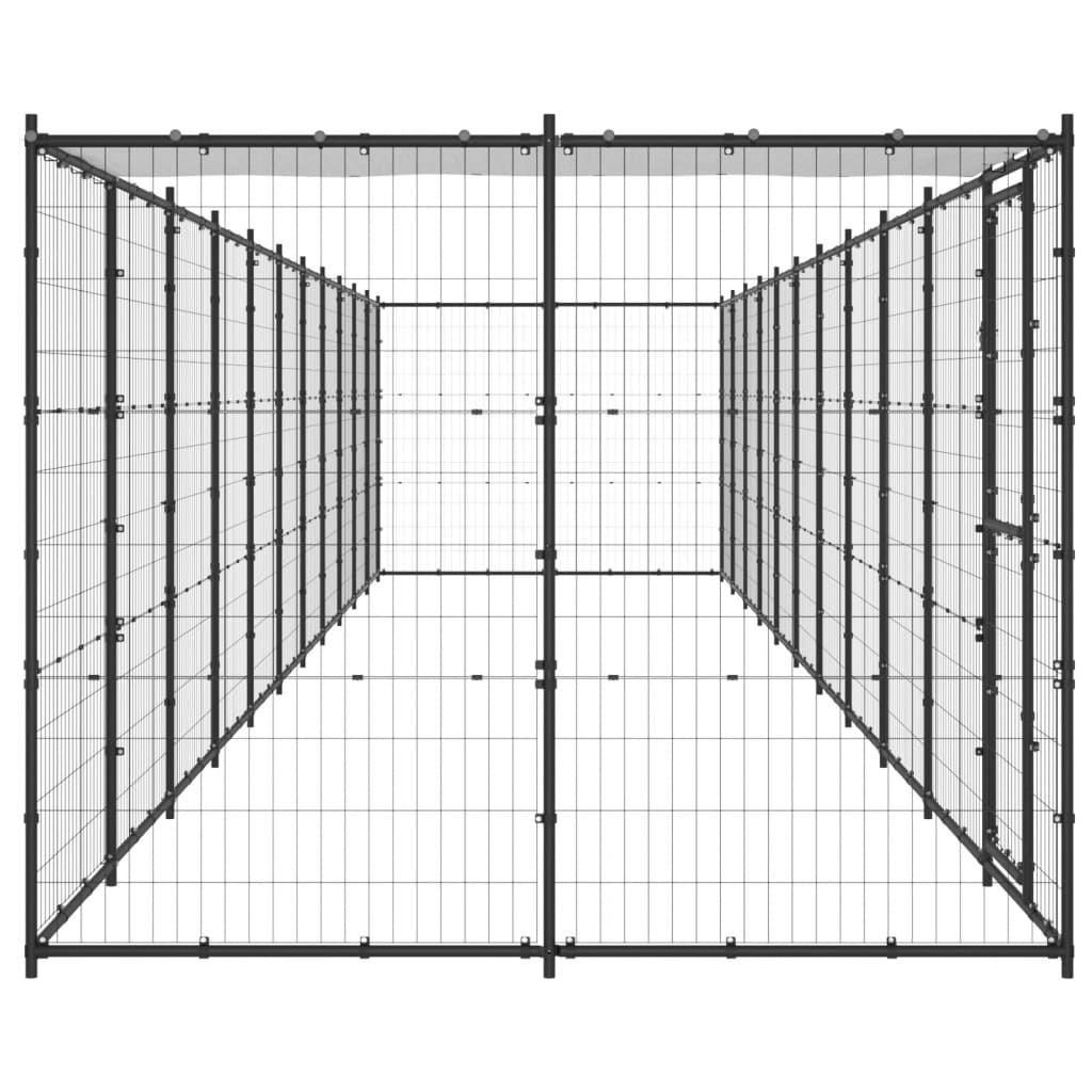 Niche pour chien 21,78 m² en acier