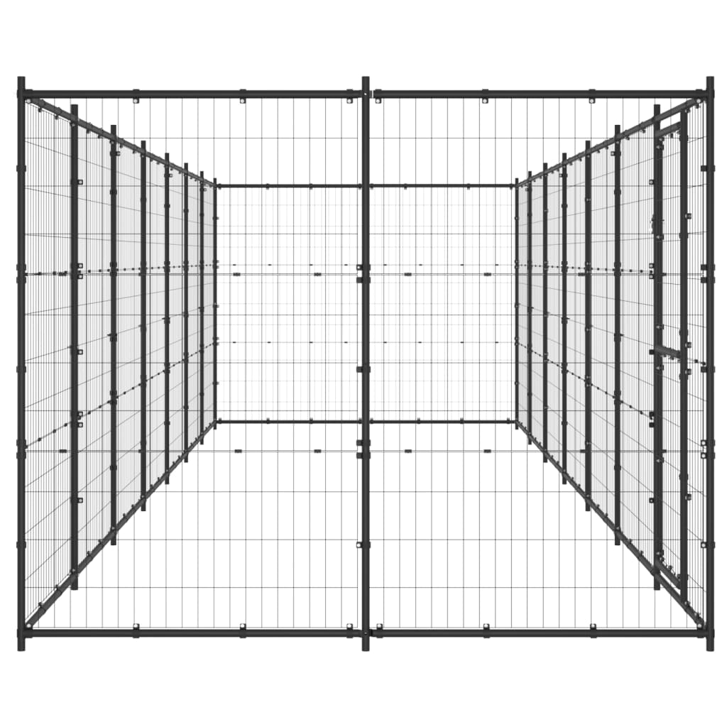 Niche pour chien 21,78 m² en acier