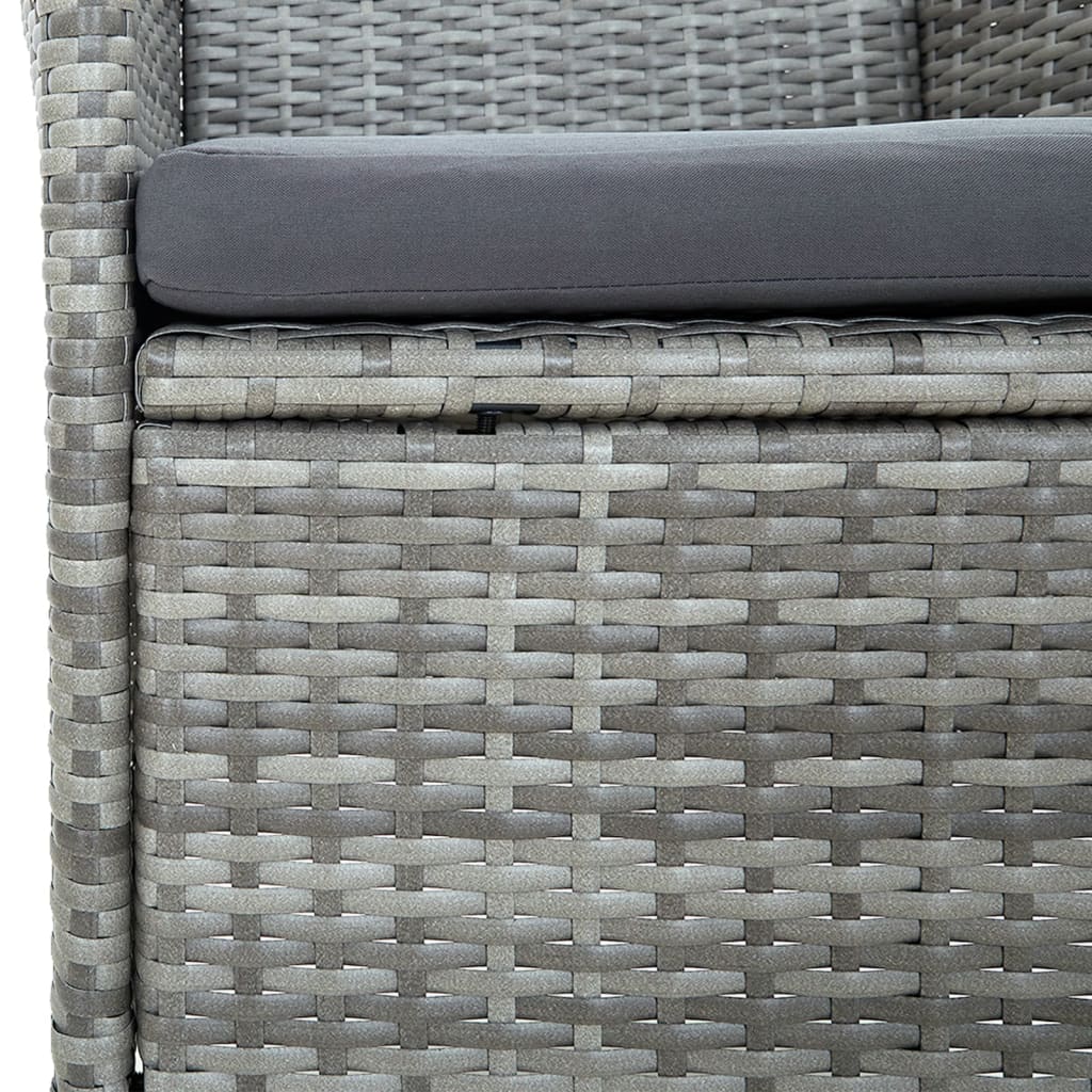 Tuinstoelen 4 st poly rattan