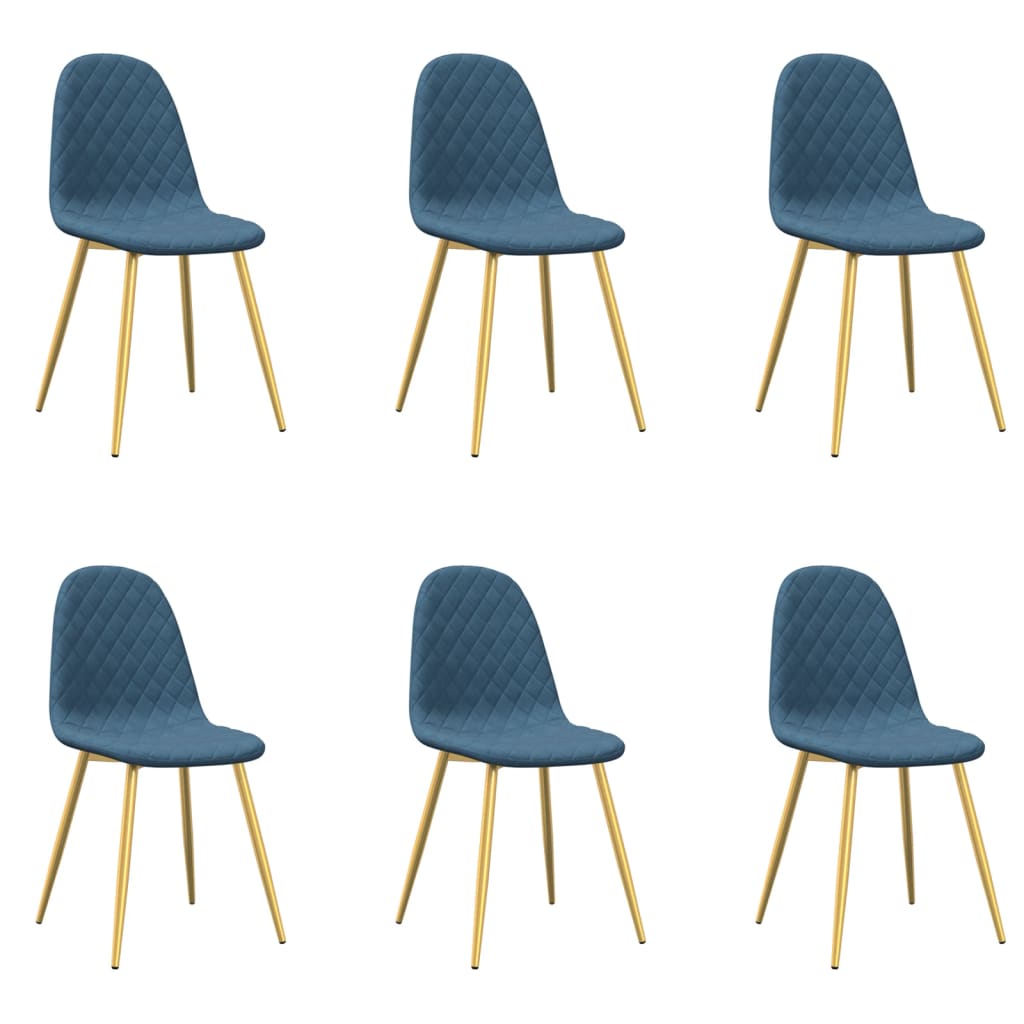 Chaises de salle à manger 4 pcs velours