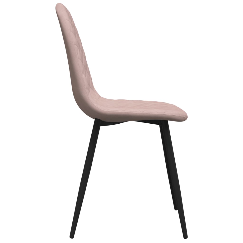 Eetkamerstoelen 2 st fluweel