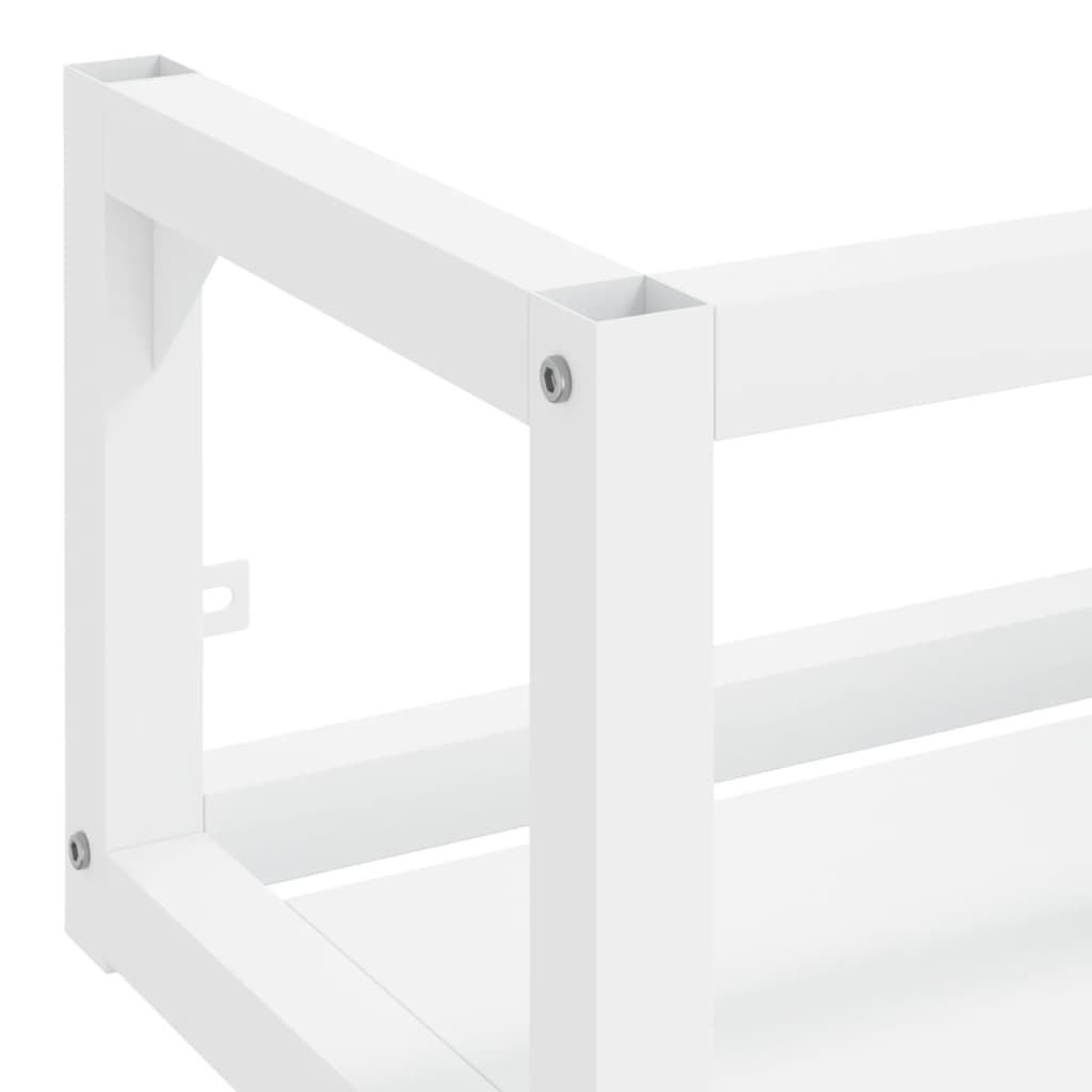 Wastafelframe wandgemonteerd 79x38x31 cm ijzer