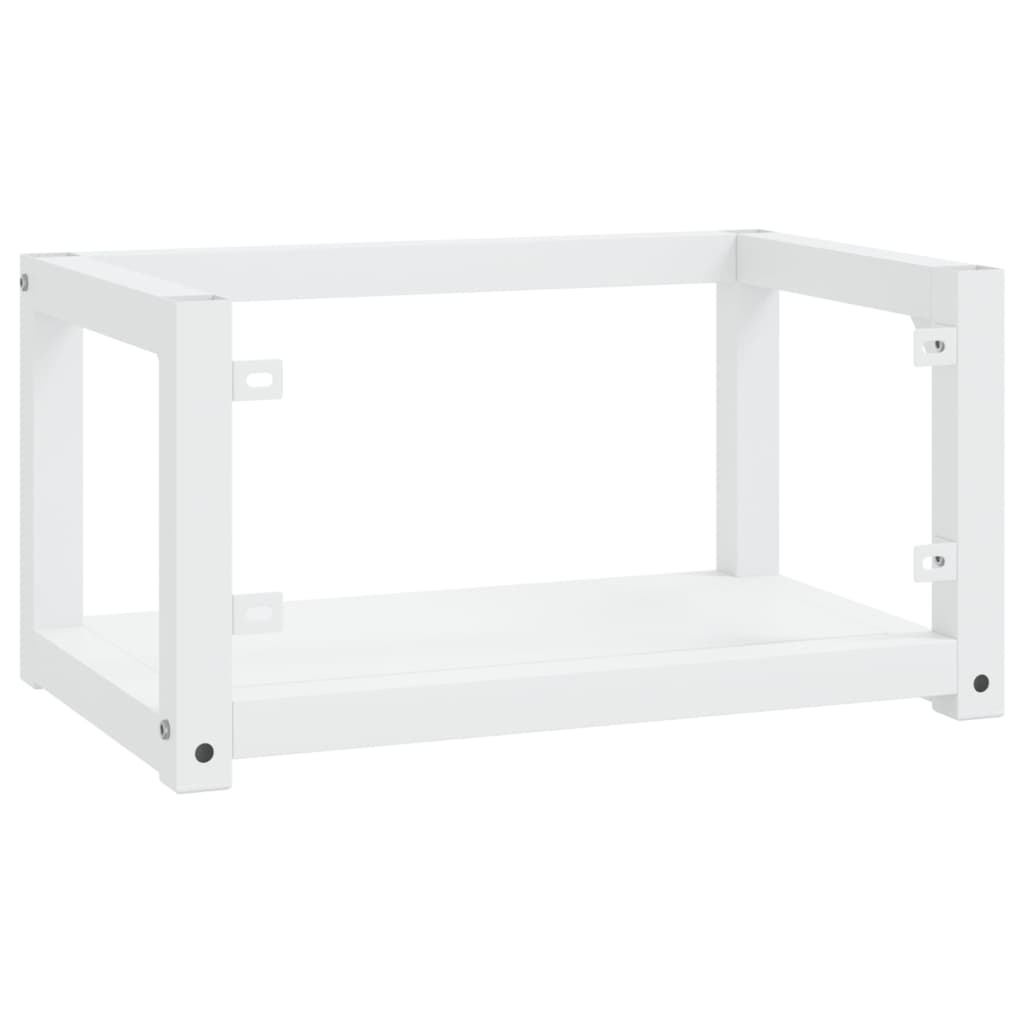 Wastafelframe wandgemonteerd 79x38x31 cm ijzer