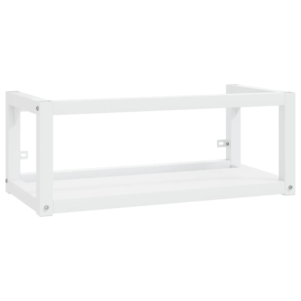 Wastafelframe wandgemonteerd 79x38x31 cm ijzer