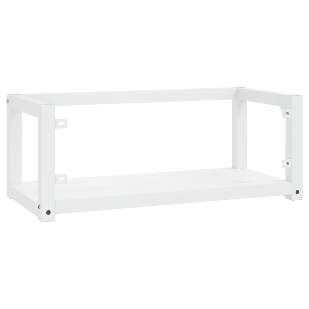 Wastafelframe wandgemonteerd 79x38x31 cm ijzer