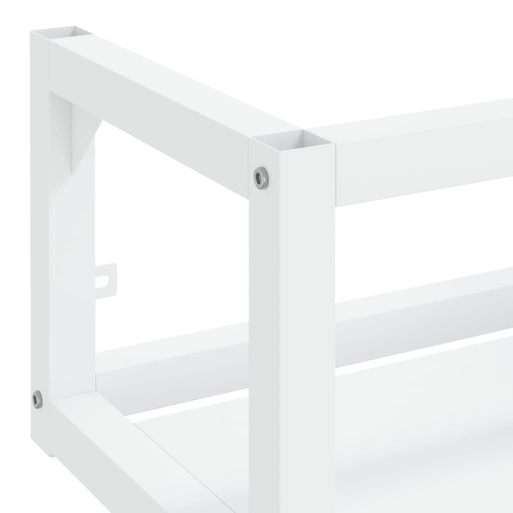 Wastafelframe wandgemonteerd 79x38x31 cm ijzer