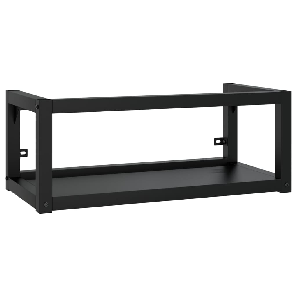 Wastafelframe wandgemonteerd 79x38x31 cm ijzer