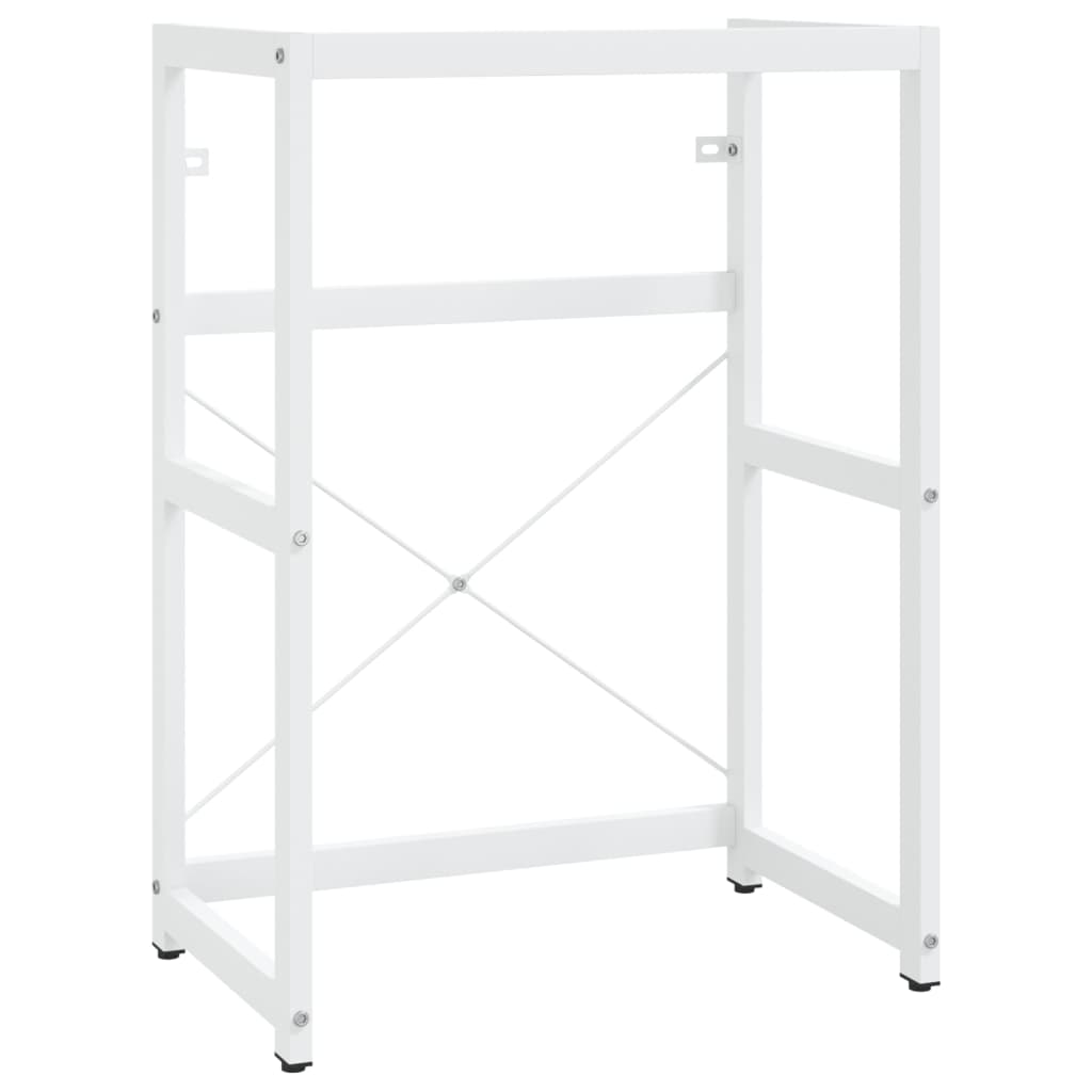 Wastafelframe 40x38x83 cm ijzer wit